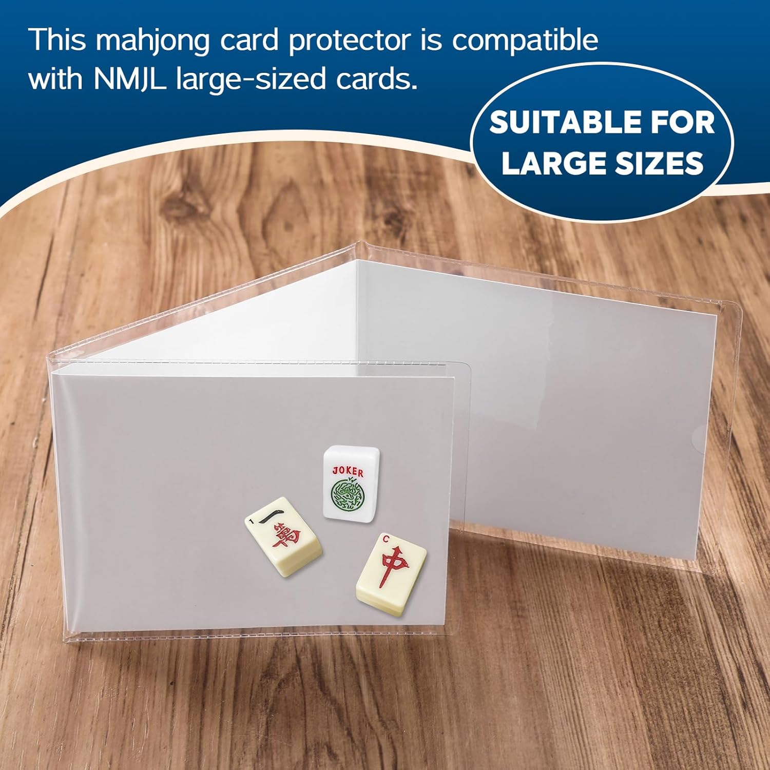 Clear Mahjong Card Sleeves - 4 Pack - Image 9