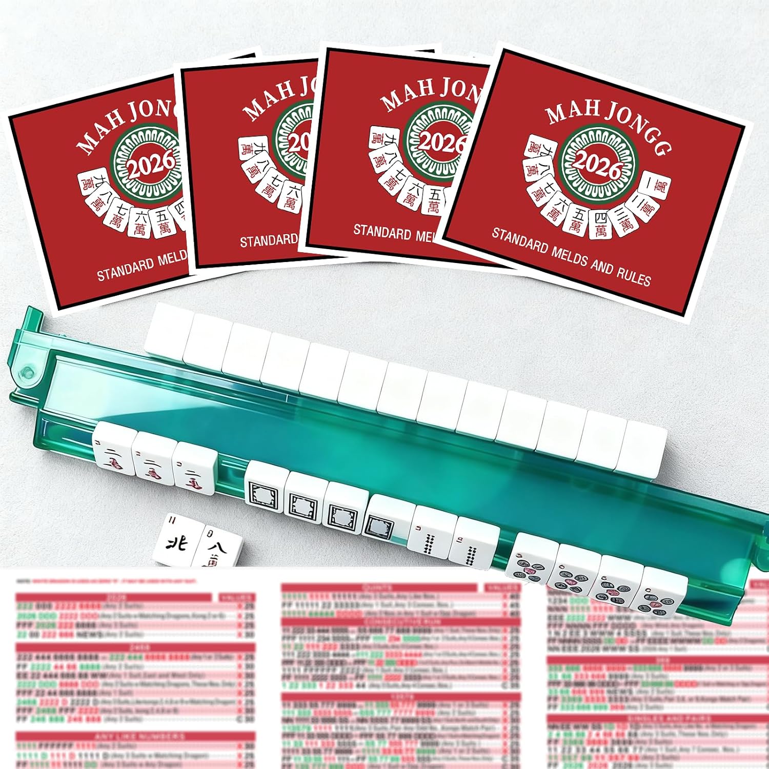 2026 Large Print American Mahjong Reference Card - Image 2
