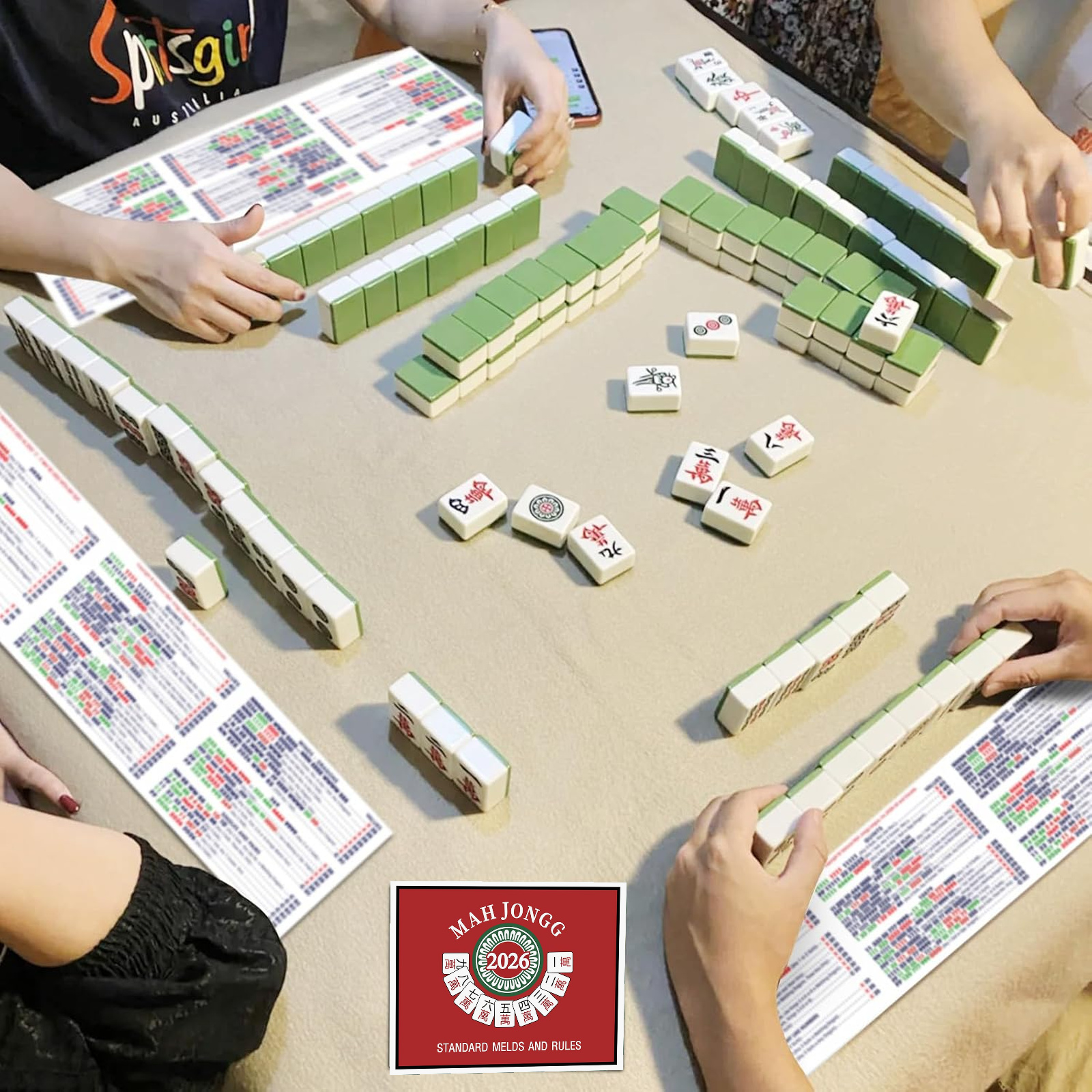 2026 Large Print American Mahjong Reference Card - Image 9
