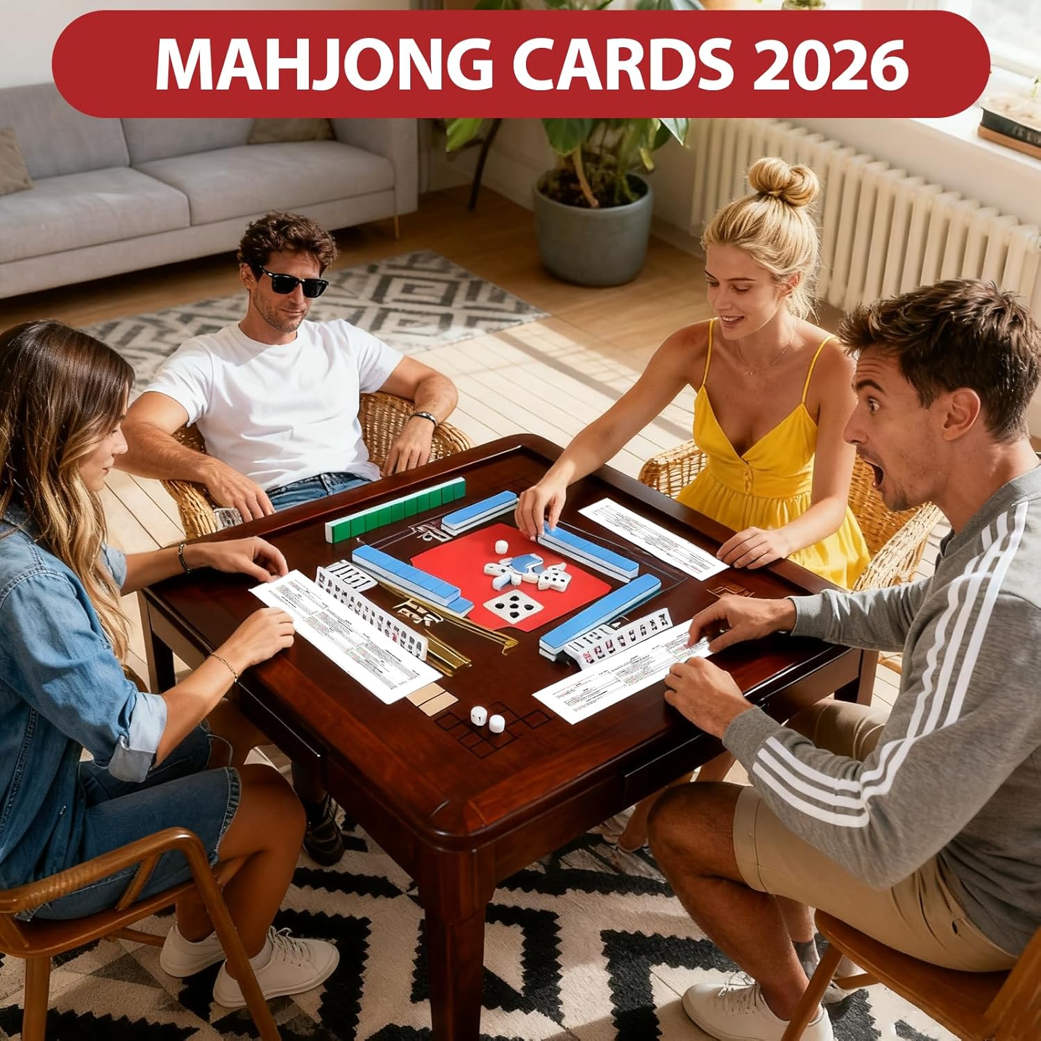 2026 Large Print American Mahjong Reference Card - Image 5